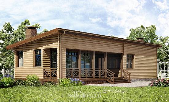 060-004-П Проект бани из кирпича | Проекты домов от House Expert