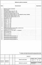 Ведомость чертежей Ведомость чертежей