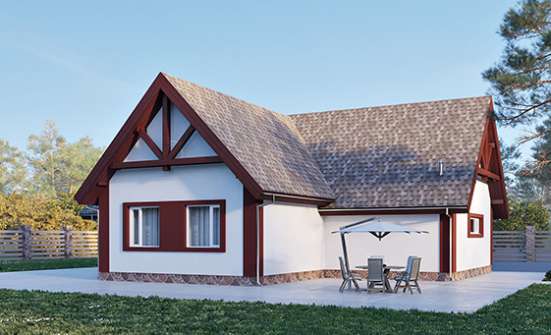 145-002-Л Проект гаража из газосиликатных блоков | Проекты домов от House Expert