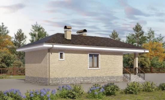 040-002-П Проект бани из газосиликатных блоков | Проекты домов от House Expert