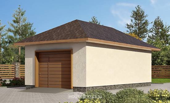 040-001-П Проект гаража из арболита | Проекты домов от House Expert
