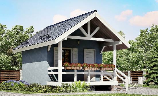 020-001-П Проект одноэтажного дома, простой дом из дерева | Проекты домов от House Expert