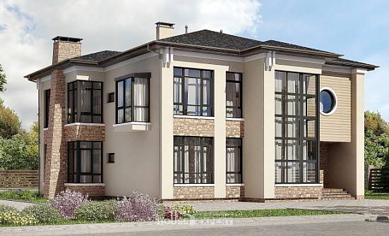 300-005-Л Проект двухэтажного дома, уютный загородный дом из кирпича | Проекты домов от House Expert