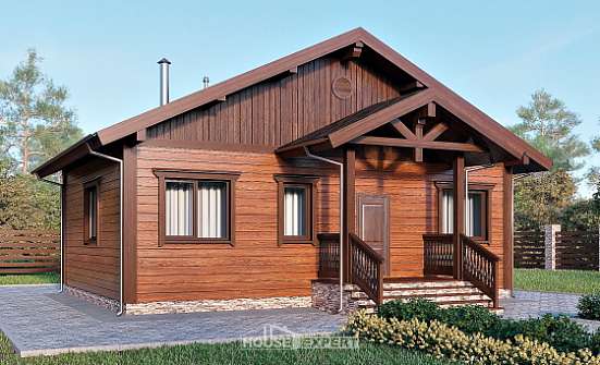 065-001-П Проект бани из газосиликатных блоков | Проекты домов от House Expert