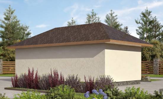 040-001-П Проект гаража из арболита | Проекты домов от House Expert